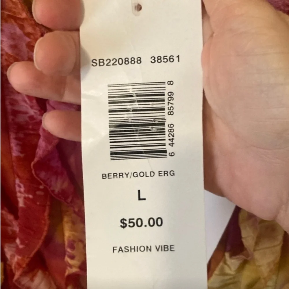 Pink Ruffled Tank Top - Picture 4 of 4